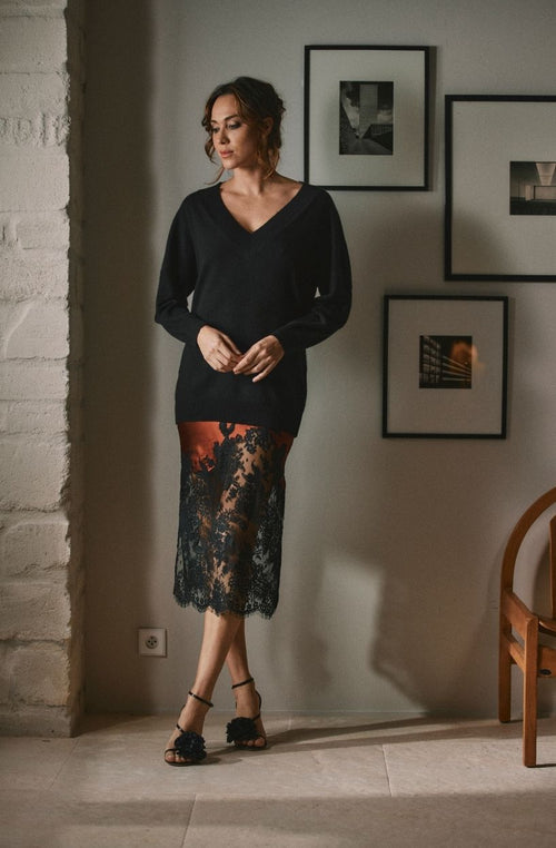 LOOK 09 - CACHEMIRE & DENTELLE | Marjolaine lingerie