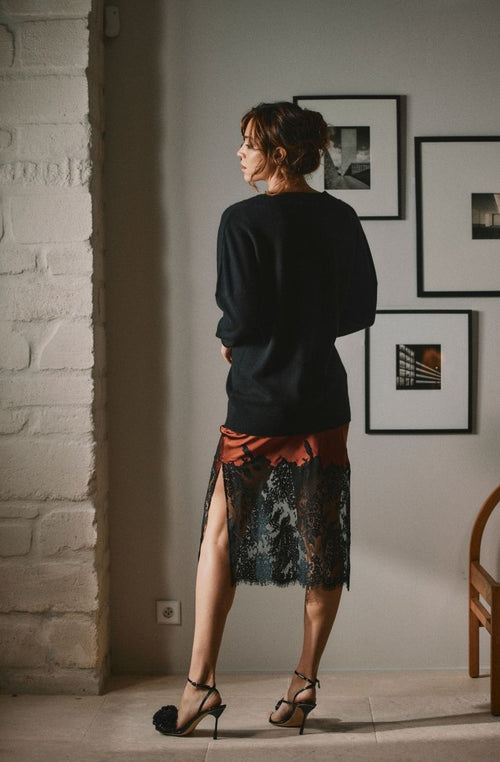 LOOK 09 - CACHEMIRE & DENTELLE | Marjolaine lingerie
