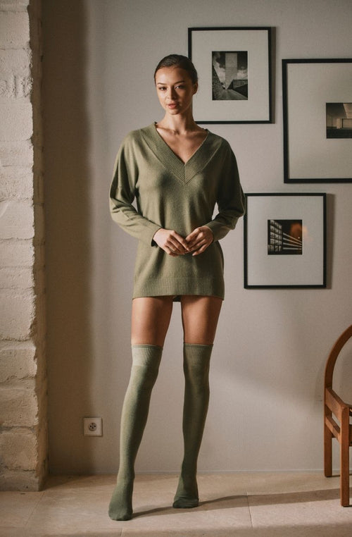 Divine Cashmere Sweater Dress | Marjolaine lingerie