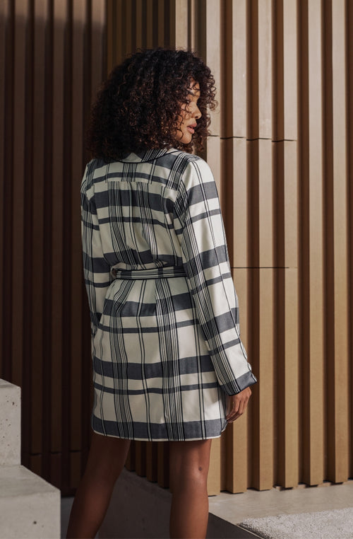 Peignoir court Brigitte | Marjolaine lingerie