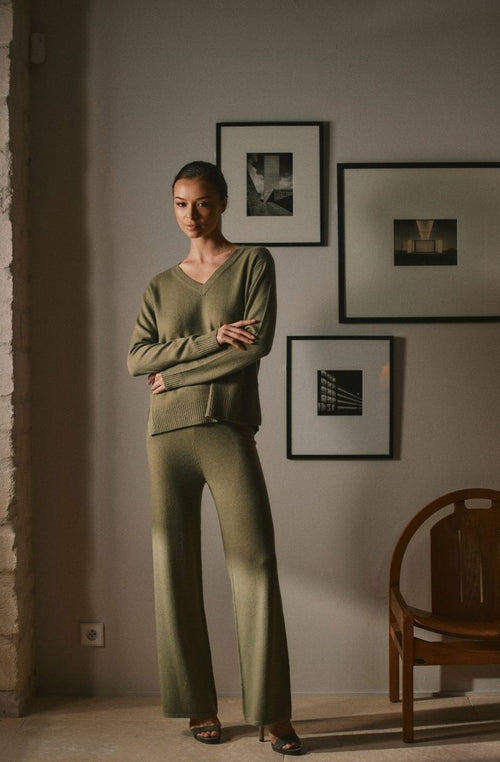 Divine cashmere trousers - Marjolaine - 3
