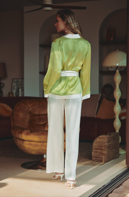 Carmela silk satin pyjamas - Marjolaine - 3
