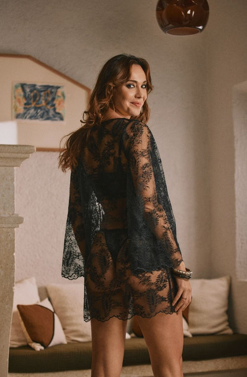 Daniella Lace Trapeze Dress - Marjolaine - 5