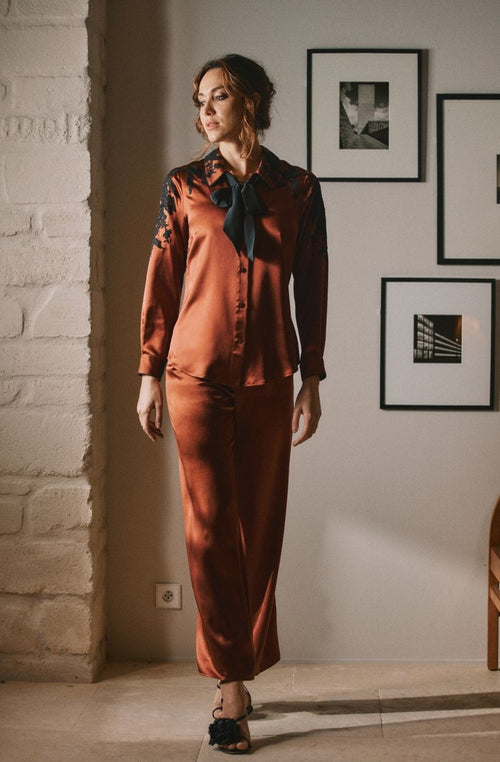 Seidenhose Doria - Marjolaine - 3