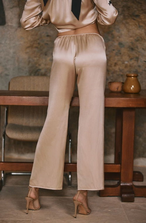Seidenhose Doria - Marjolaine - 1